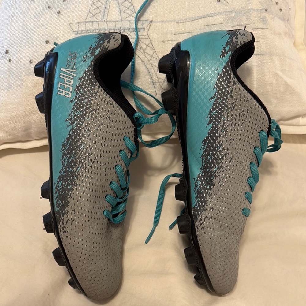 DSG Viper Kids Sneakers - Gray and Teal